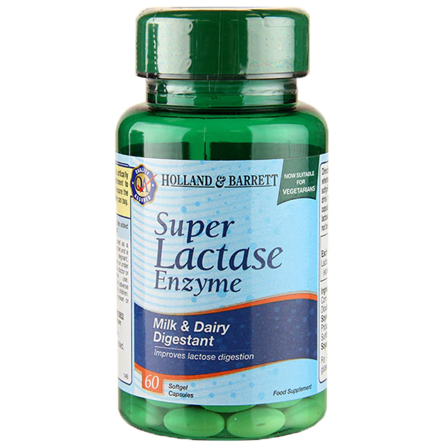 Buy Holland & Barrett Super Lactase Enzyme 125 mg, 60 Tablets Online