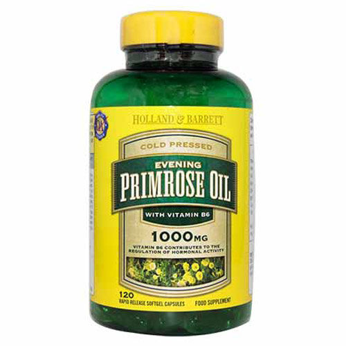 Buy Holland & Barrett Evening Primrose Oil With Vitamin B6 1000 mg, 120 Capsules Online