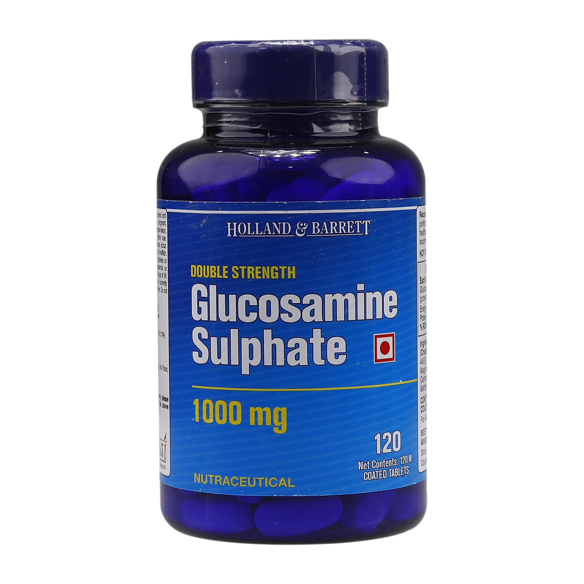 Buy Holland & Barrett Double Strength Glucosamine Sulphate 1000 mg, 120 Caplets Online
