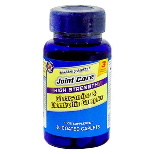 Holland & Barrett Joint Care Glucosamine & Chondroitin Complex High Strength, 30 Capsules, Pack of 1 