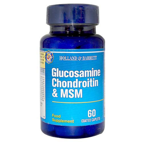 Holland & Barrett Glucosamine Chondroitin & MSM, 60 Capsules, Pack of 1 