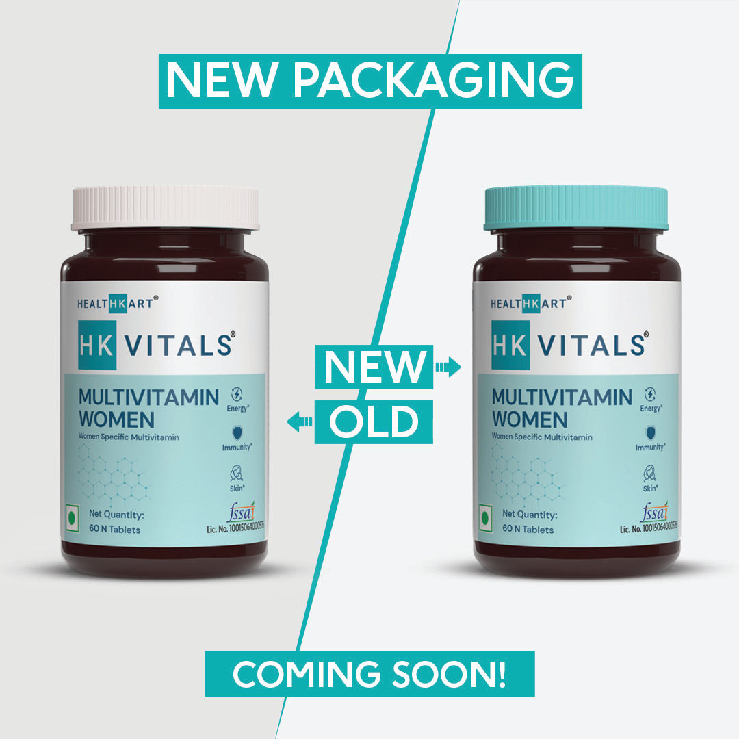 HealthKart HK Vitals Multivitamin Women, 60 Tablets, Pack of 1 