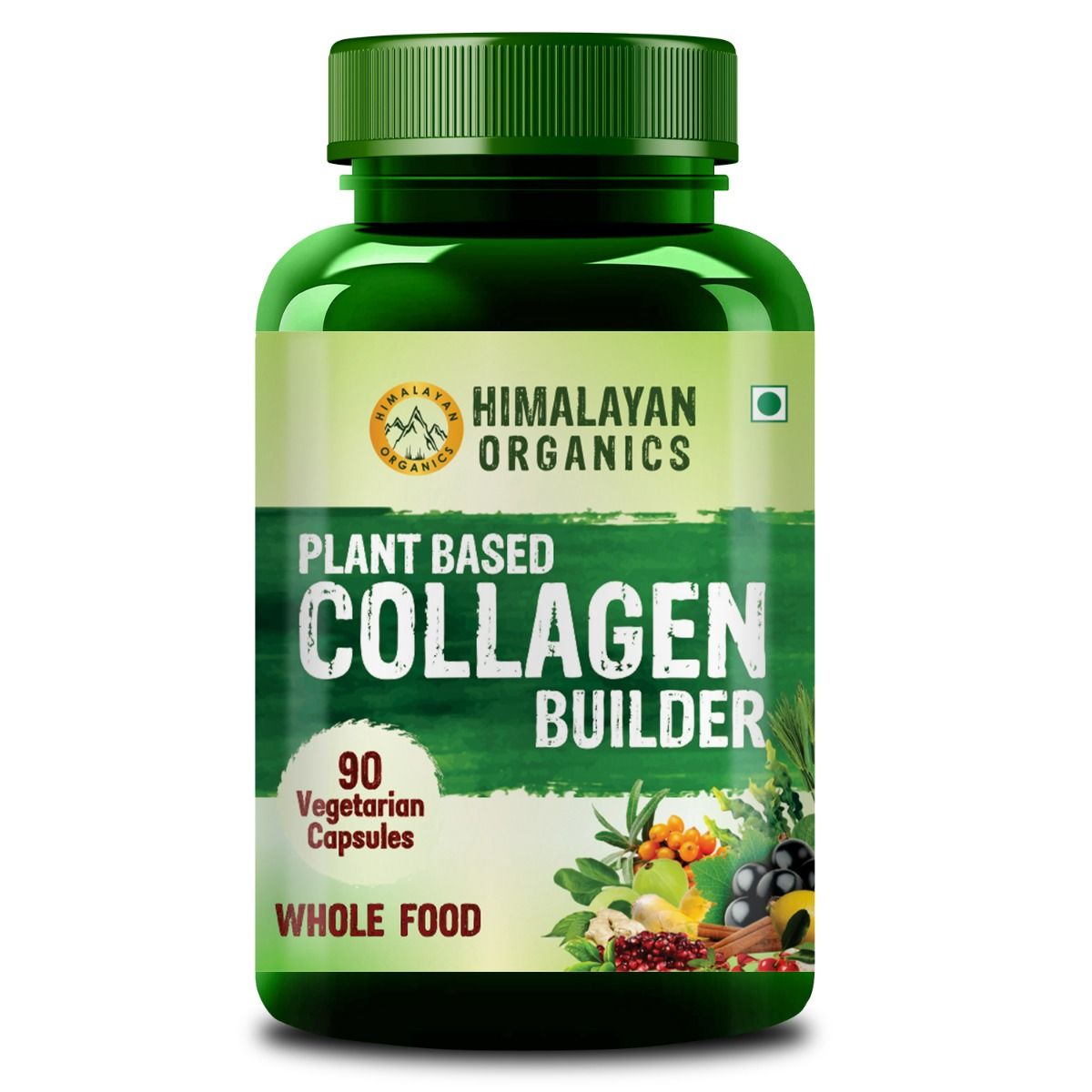 Himalayan Organics Plant Based Collagen Builder, 90 Capsules, Pack of 1 