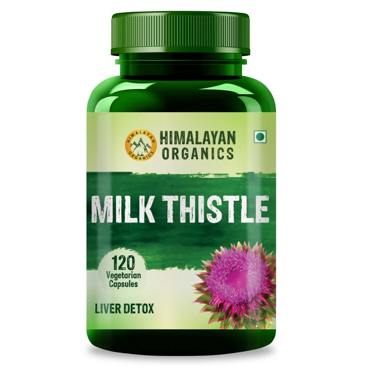 Himalayan Organics Milk Thistle, 120 Capsules, Pack of 1 