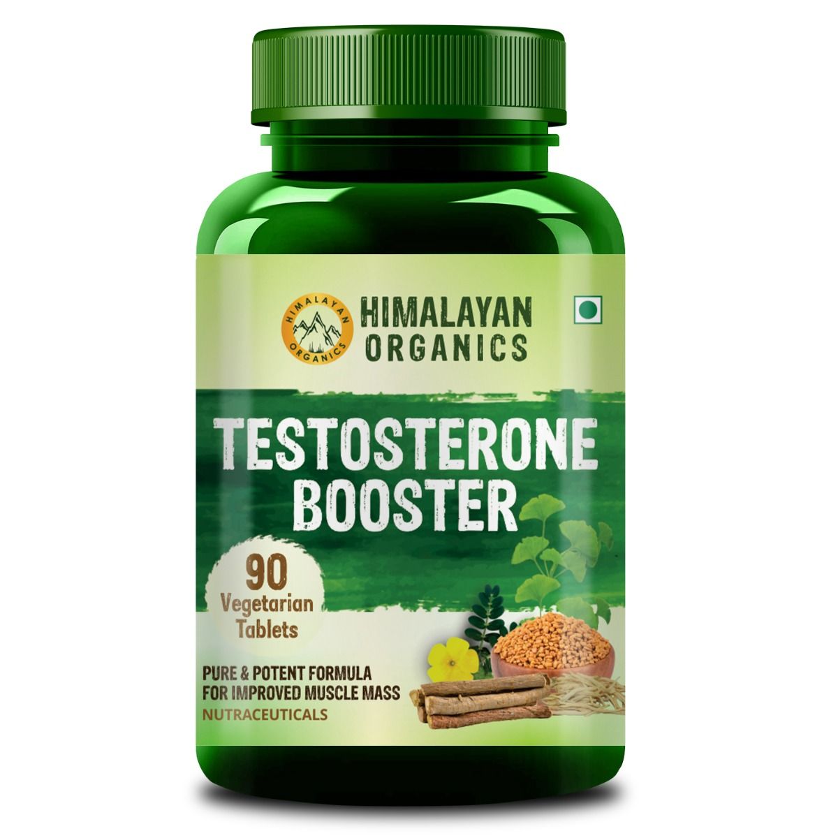 Himalayan Organics Testosterone Booster, 90 Tablets, Pack of 1 