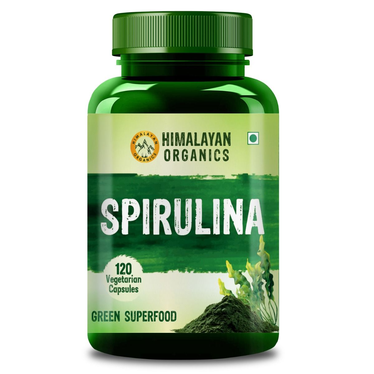 Buy Himalayan Organics Spirulina 2000 mg, 120 Capsules Online