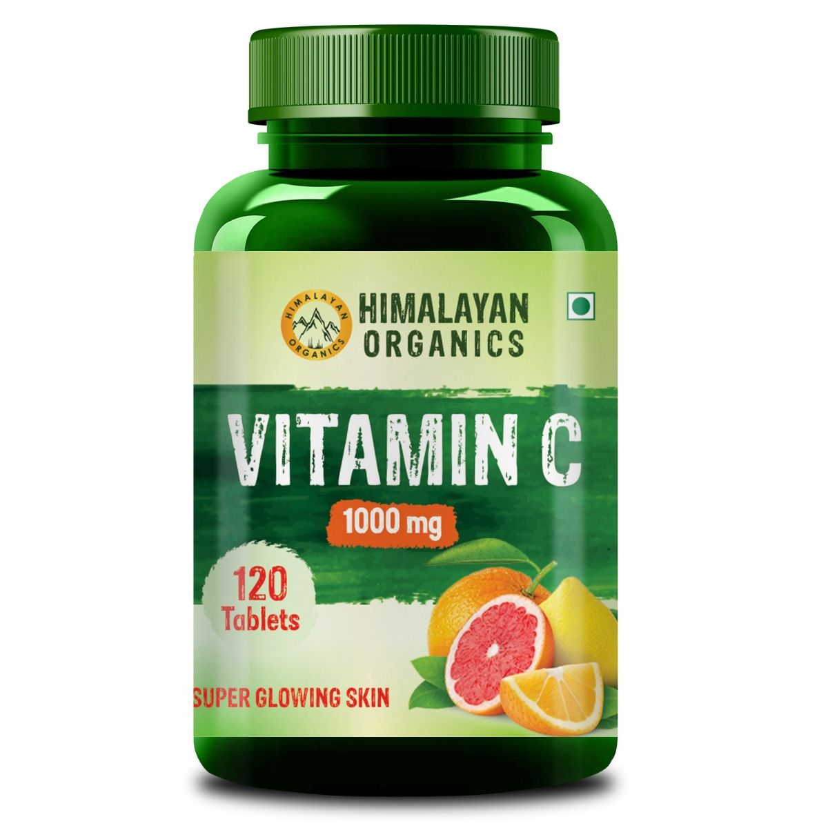 Himalayan Organics Vitamin C 1000 mg, 120 Tablets, Pack of 1 