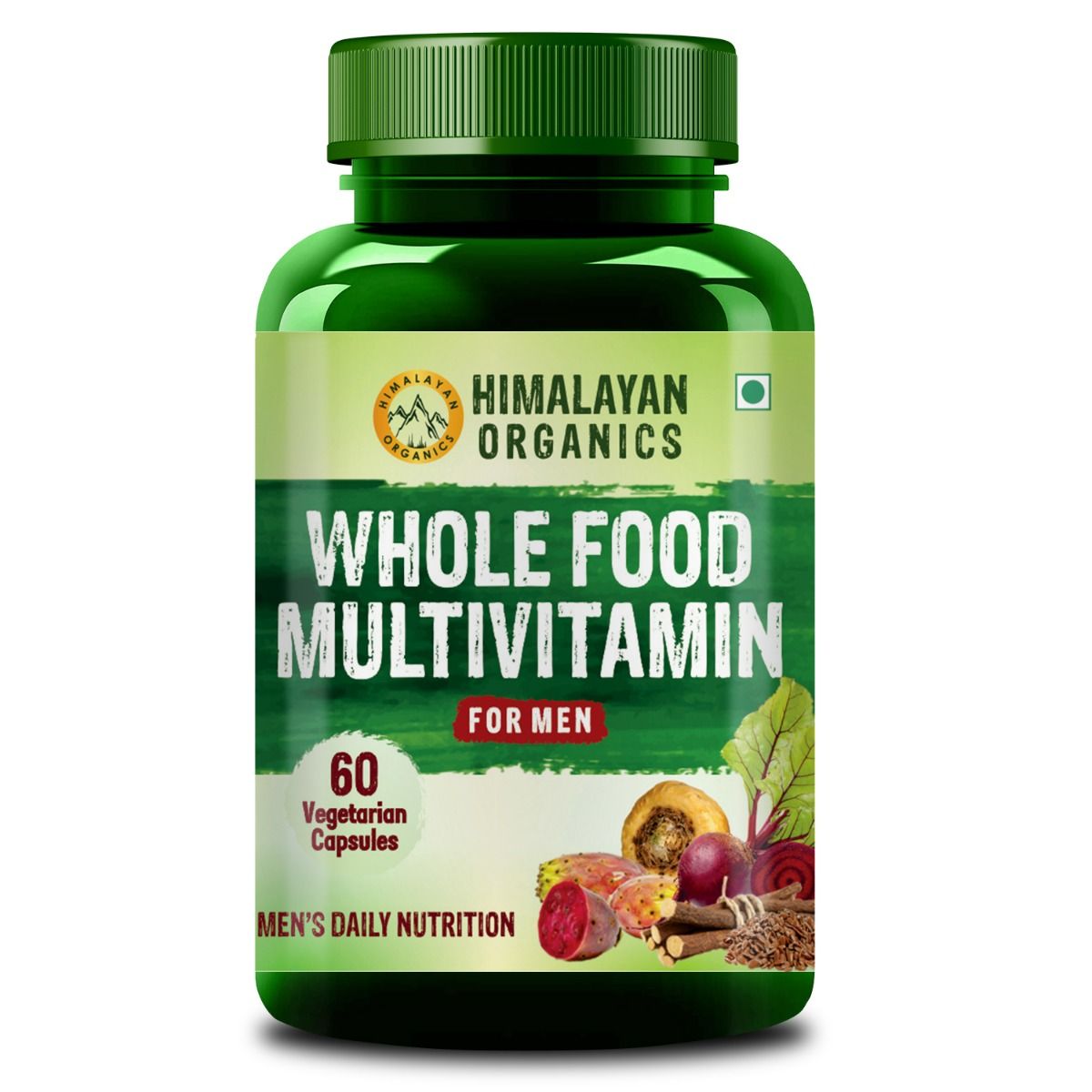 Buy Himalayan Organics Whole Food Multivitamin for Men, 60 Capsules Online