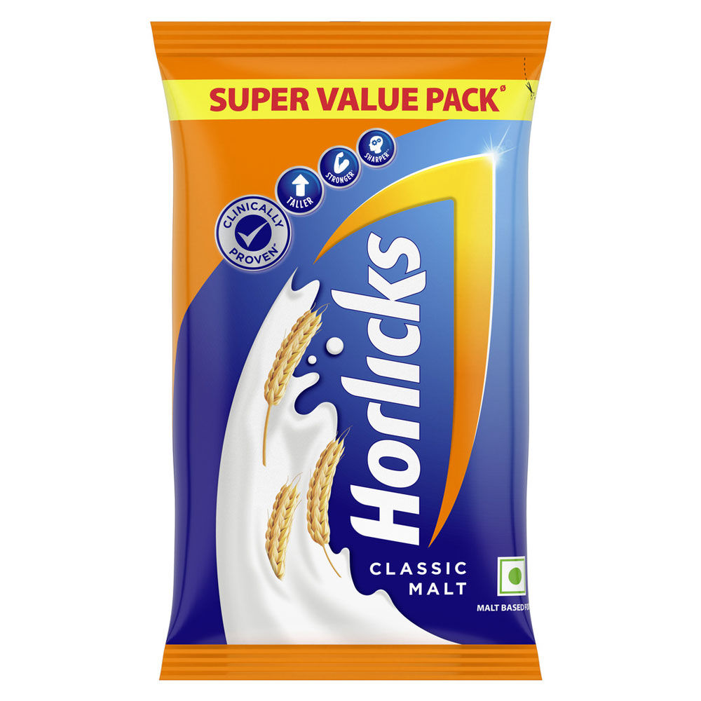 Buy Horlicks Classic Malt Nutrition Drink Powder, 450 gm Pouch Online