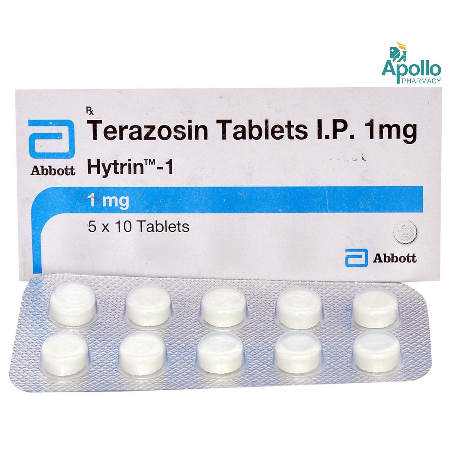 HYTRIN 1MG TABLET, Pack of 10 TabletS