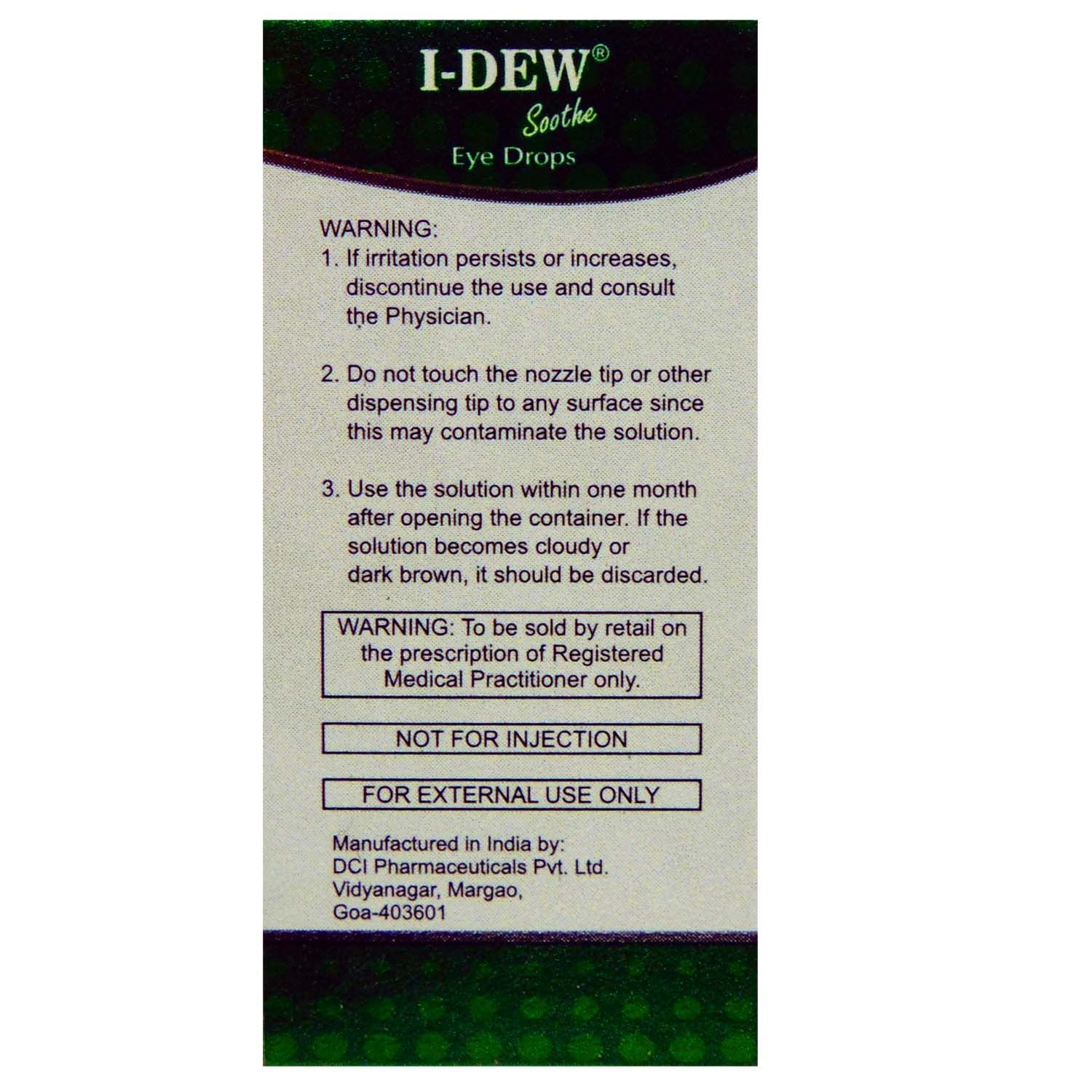 I dew Eye Drops 10 ml Price, Uses, Side Effects, Composition Apollo