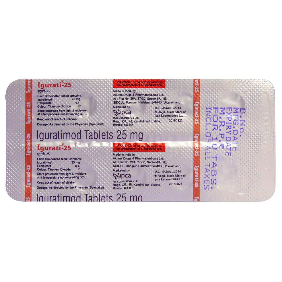 Igurati 25 Tablet 10's Price, Uses, Side Effects, Composition - Apollo ...