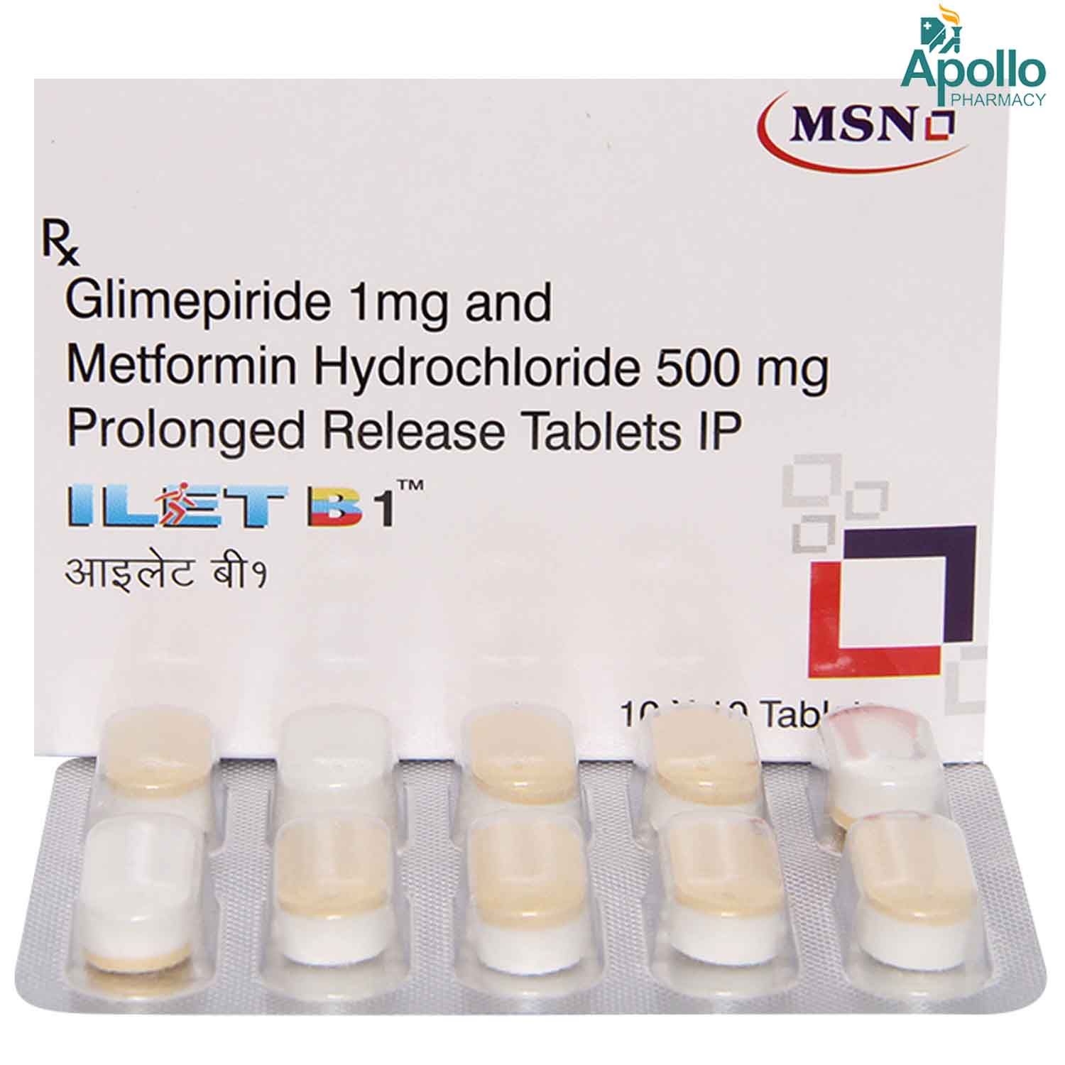 ILET B 1MG TABLET Price, Uses, Side Effects, Composition - Apollo Pharmacy