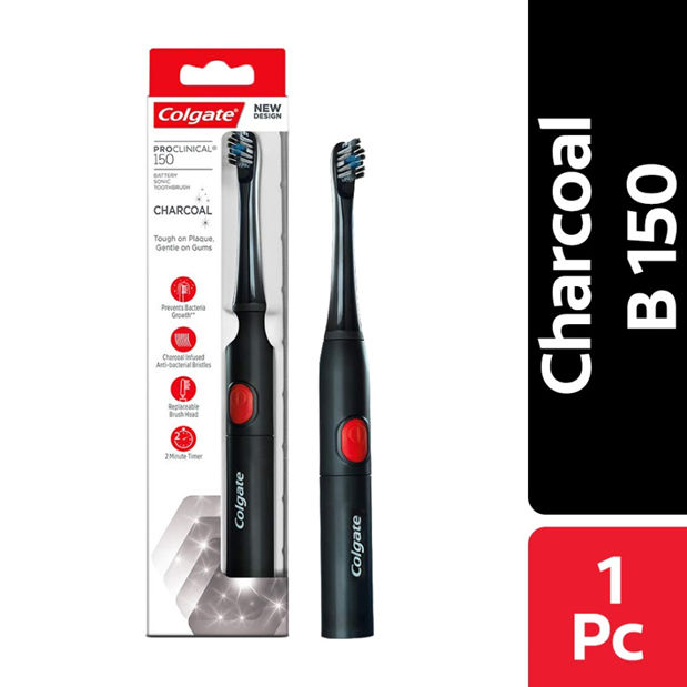 Buy Colgate Proclinical 150 Charcoal Battery Sonic Electric Toothbrush, 1 Count Online