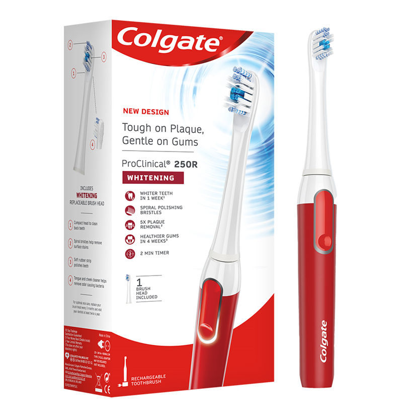 Buy Colgate Proclinical 250R Whitening Rechargeable Toothbrush, 1 Count Online