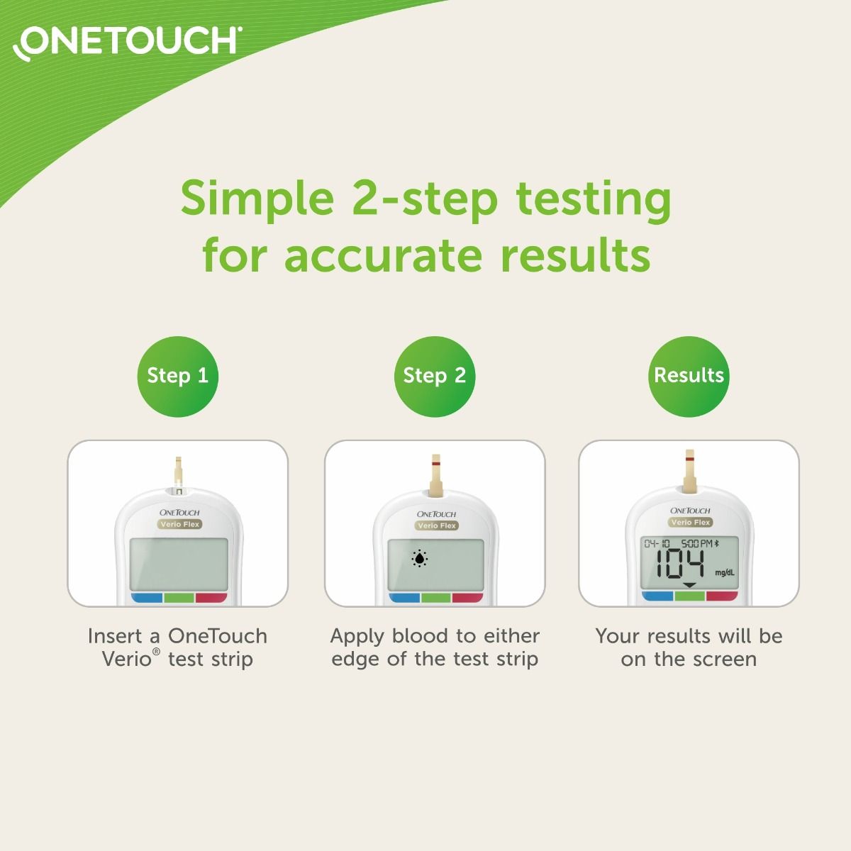 OneTouch Verio Test Strips, 25 Count, Pack of 1 