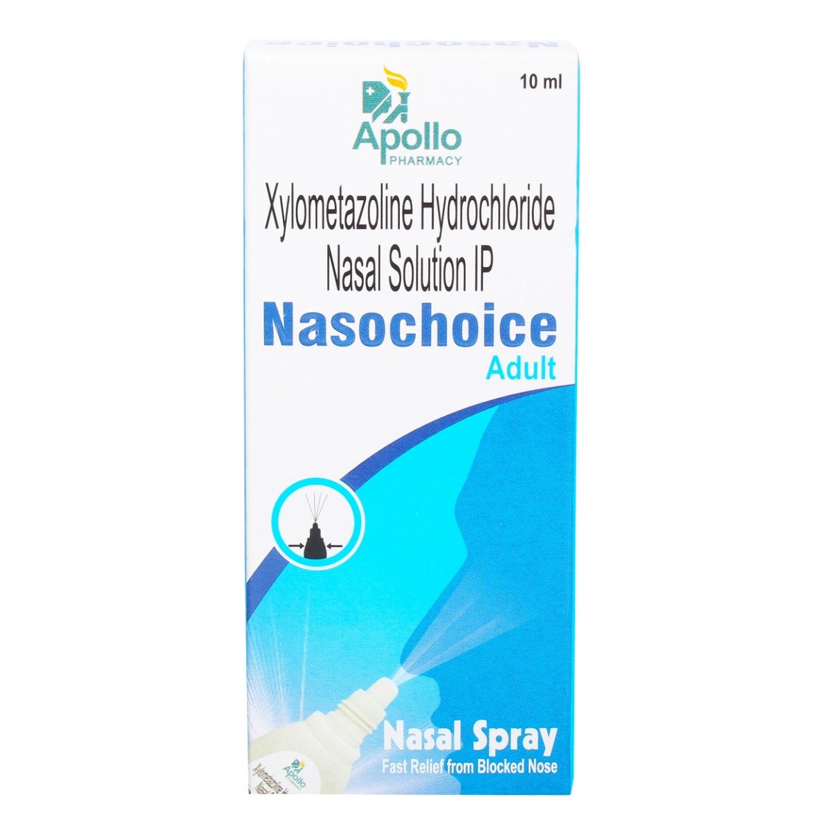 Apollo Pharmacy Nasochoice Adult Nasal Spray, 10 ml, Pack of 1 