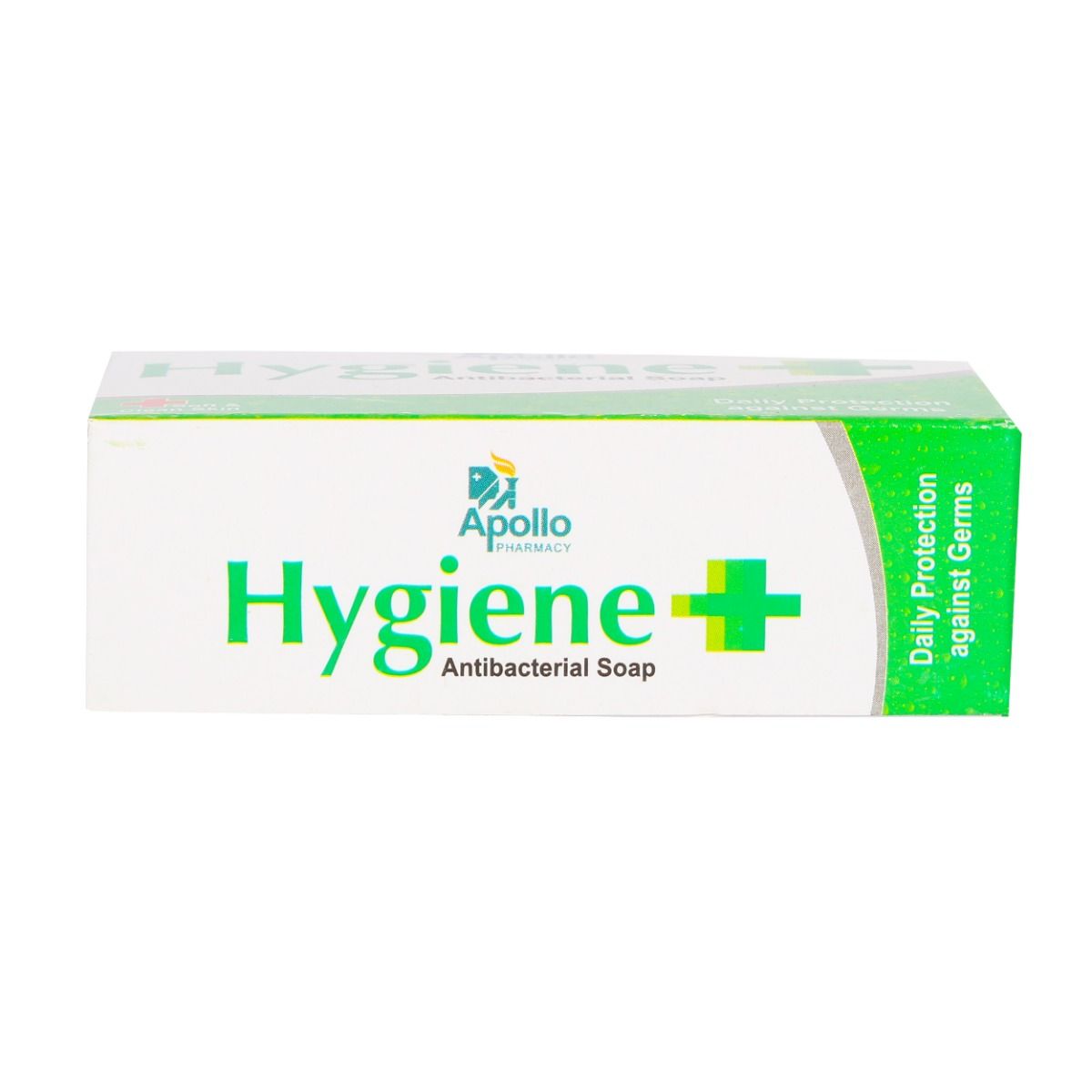 Buy Apollo Pharmacy Hygiene Plus Anti Bacterial Soap, 75 gm Online