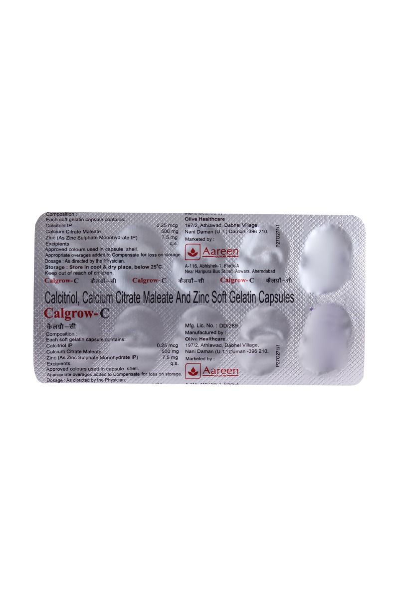 CALGROW C TABLET Price, Uses, Side Effects, Composition - Apollo Pharmacy