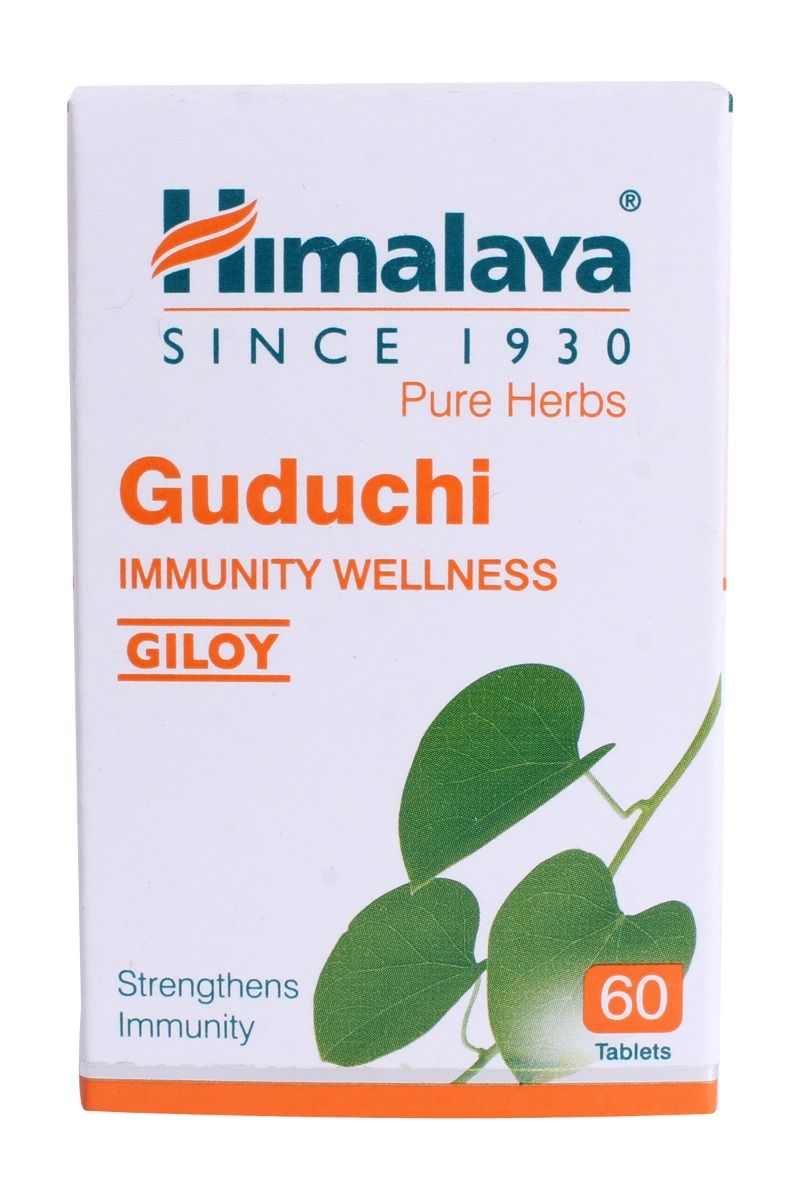 Buy Himalaya Pure Herbs Guduchi Immunity Wellness, 60 Tablets Online