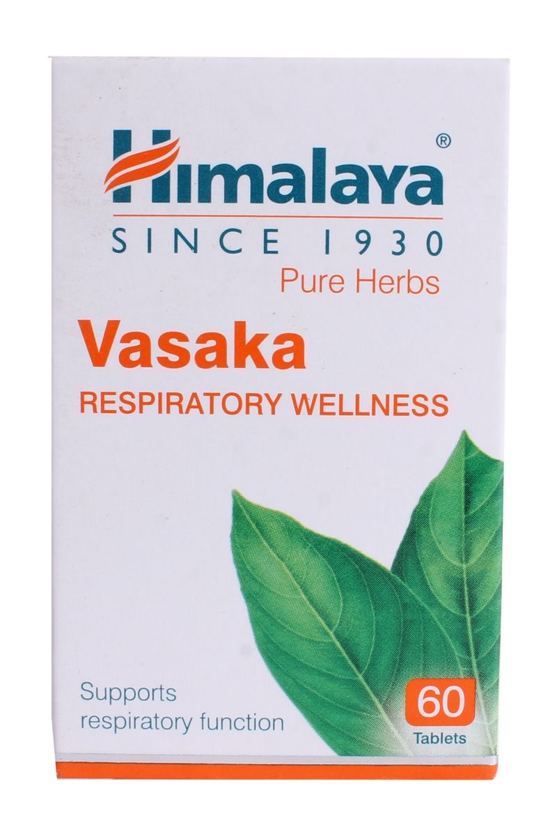 Himalaya Pure Herbs Vasaka, 60 Tablets Price, Uses, Side Effects