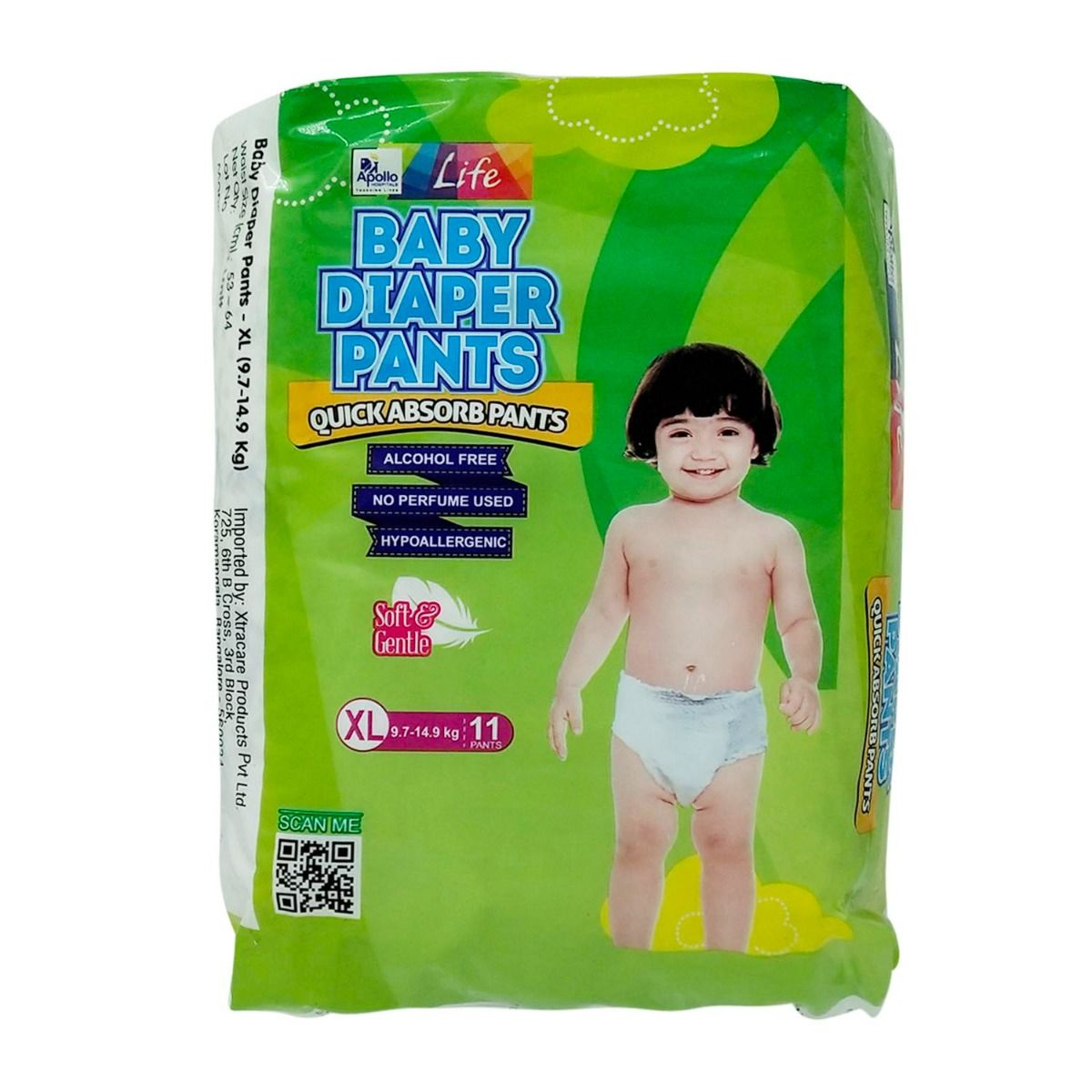 Buy Apollo Life Baby Diaper Pants XL, 11 Count Online