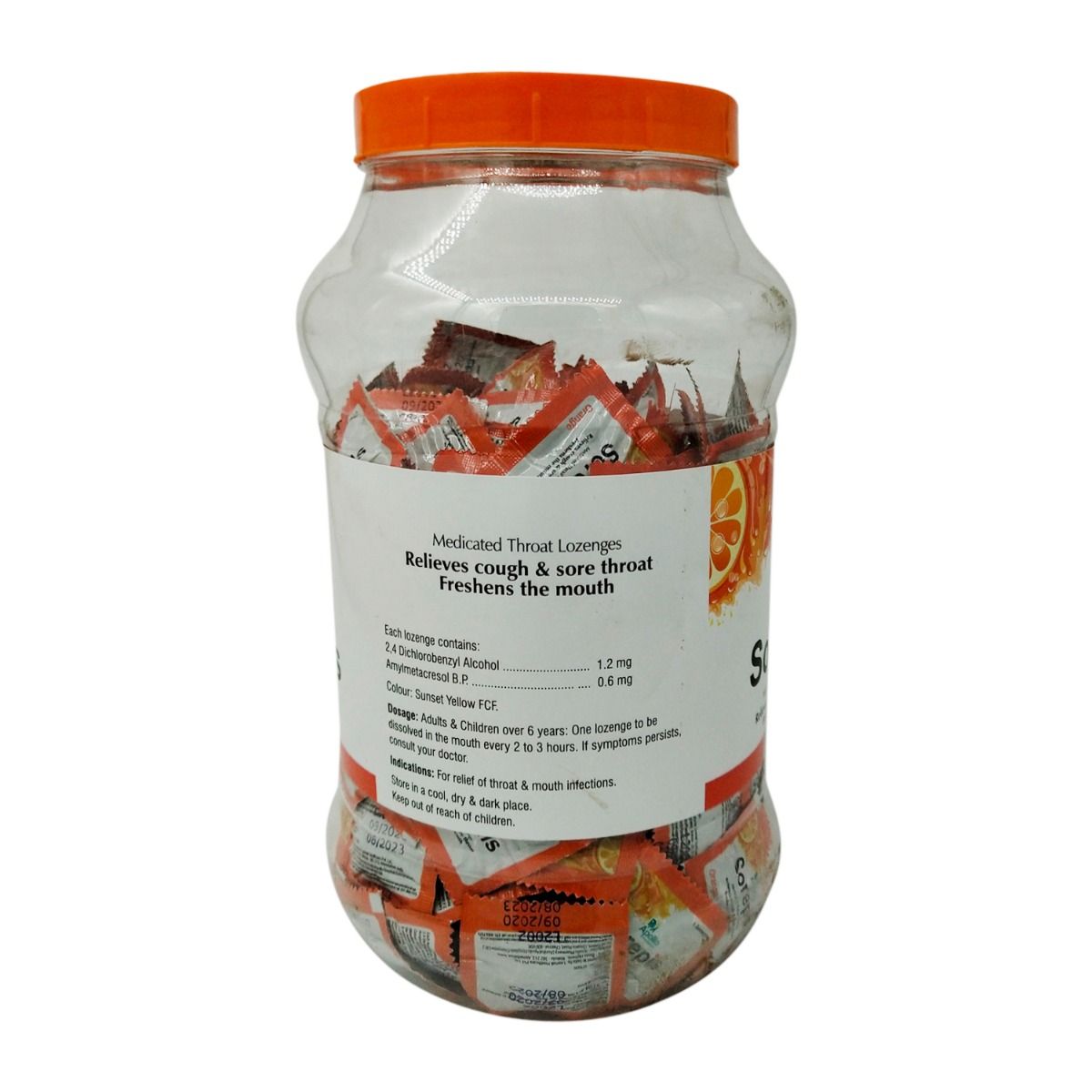 Apollo Pharmacy Orange Flavoured Sorepils, 1 Count, Pack of 1 