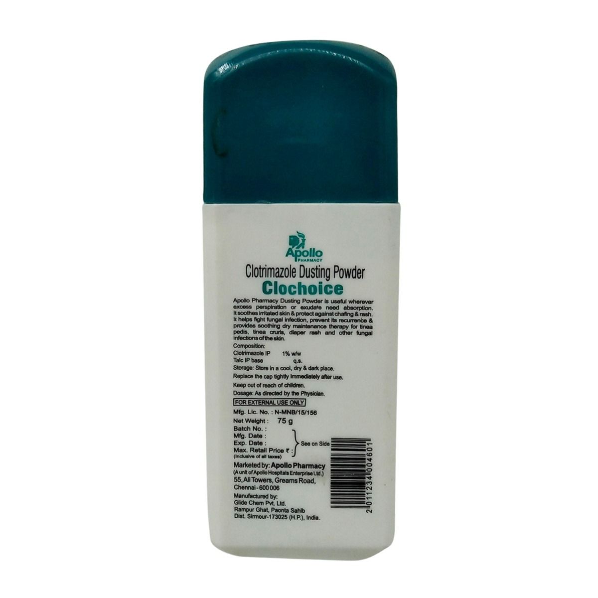 Apollo Pharmacy Clotrimazole Dusting Powder, 75 gm Price, Uses, Side