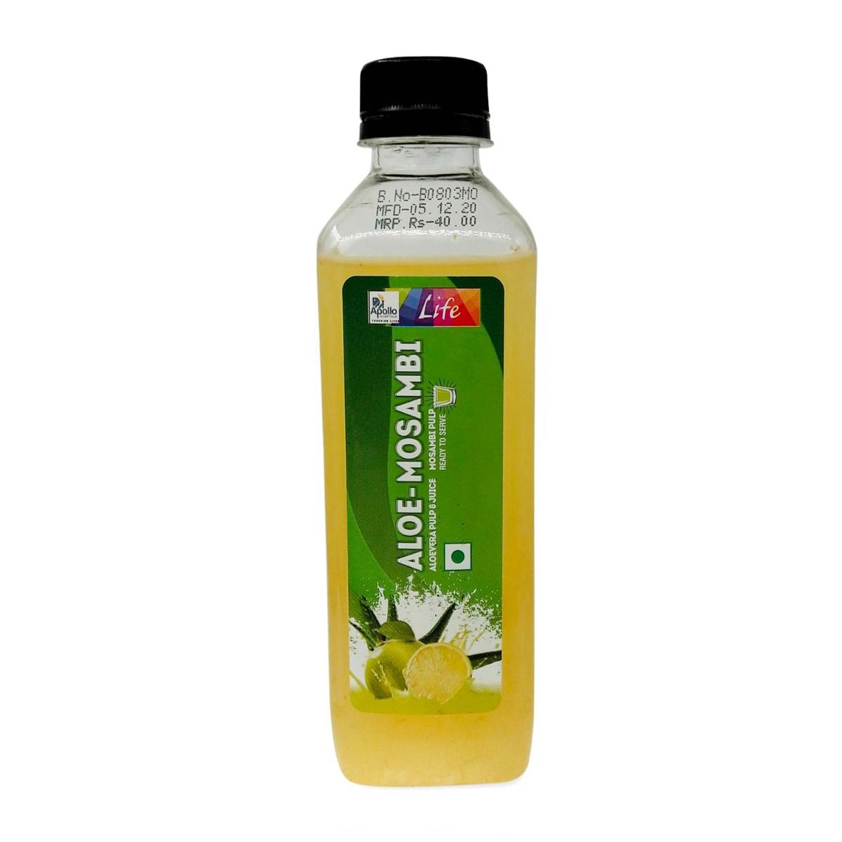 Buy Apollo Pharmacy Aloe-Mosambi Fruit Juice, 300 ml Online