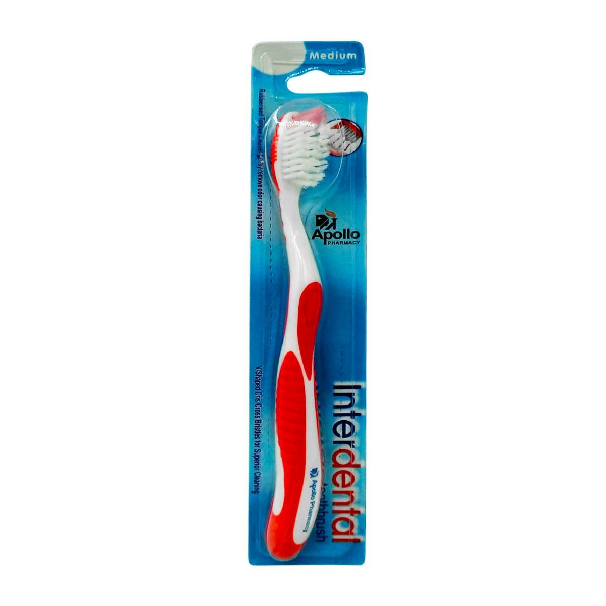Apollo Pharmacy Zig Zag Interdental Toothbrush, 1 Count, Pack of 1 