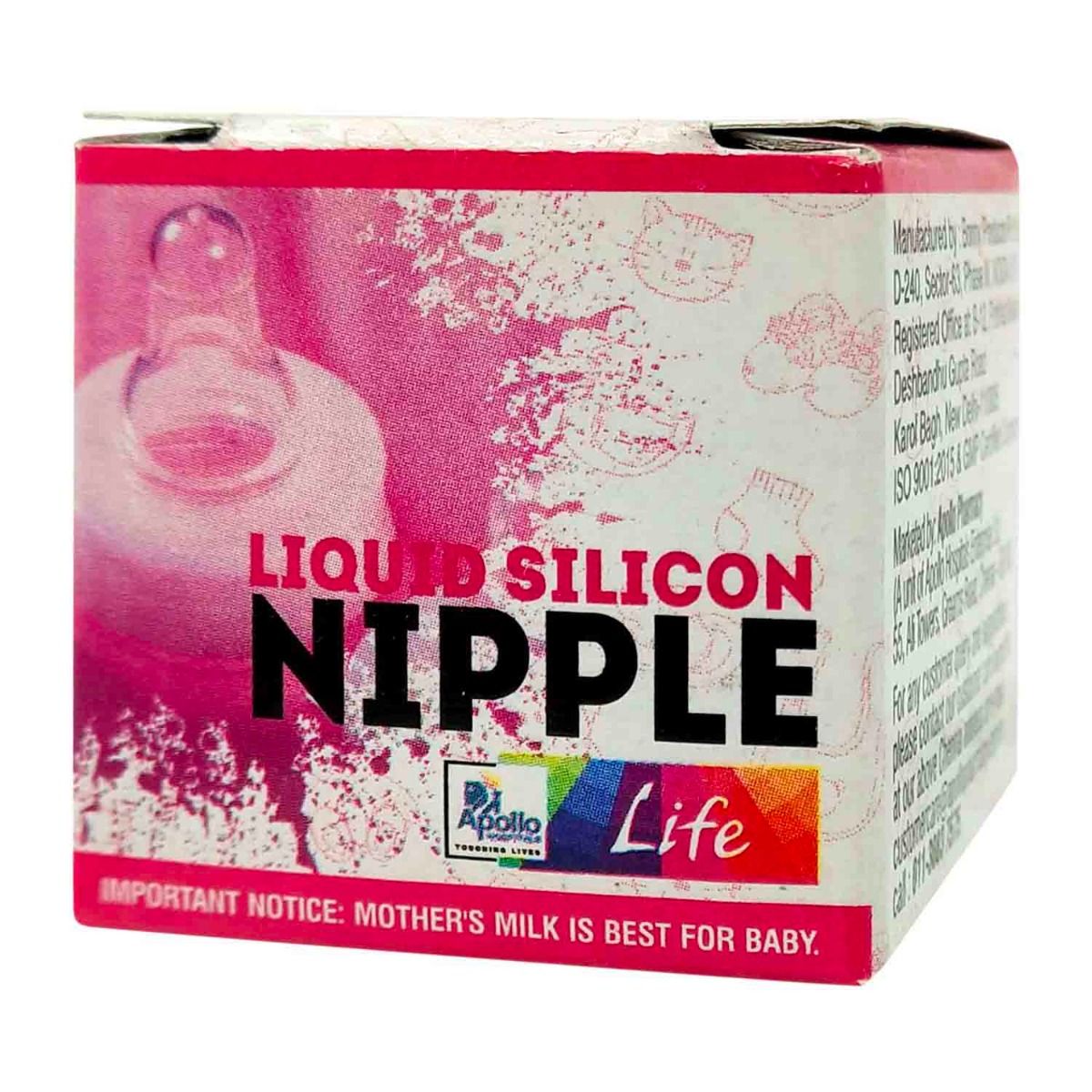 Apollo Life Liquid Silicone Nipple, 1 Count, Pack of 1 