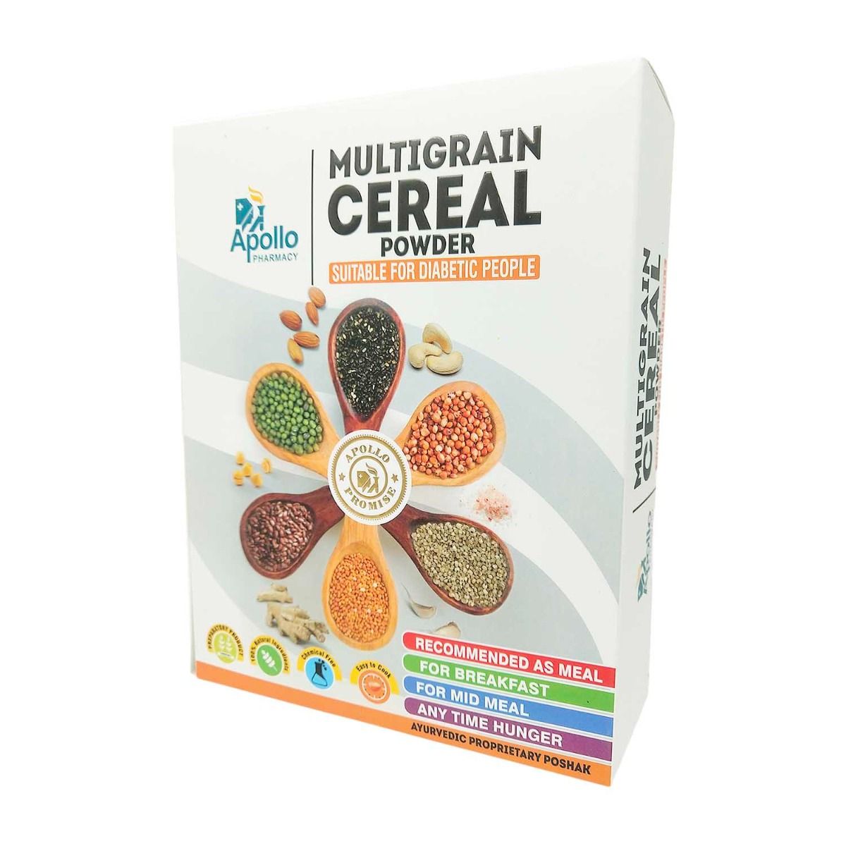 Buy Apollo Pharmacy Multigrain Cereal Powder, 500 gm Online
