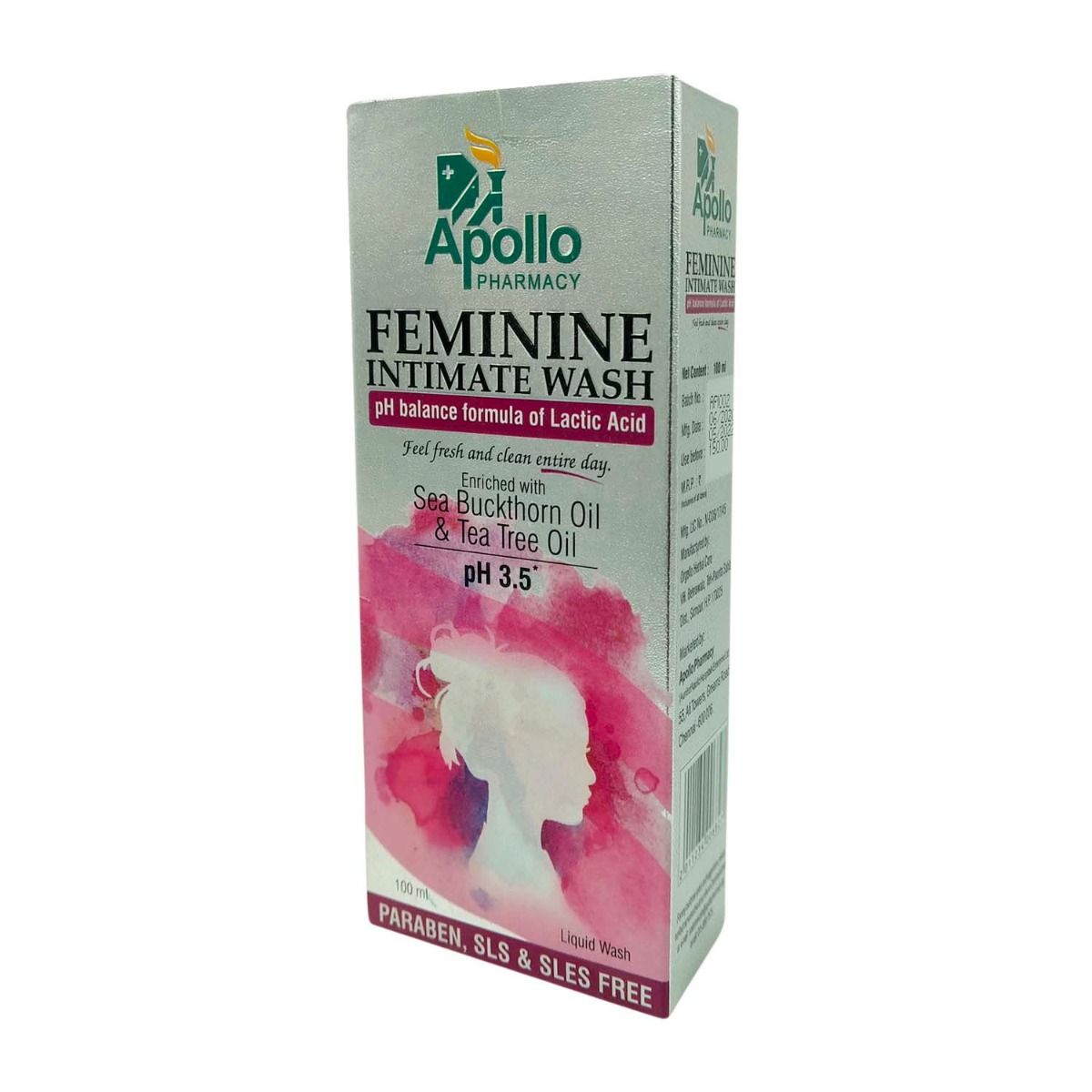Buy Apollo Pharmacy Feminine Intimate Wash, 100 ml Online