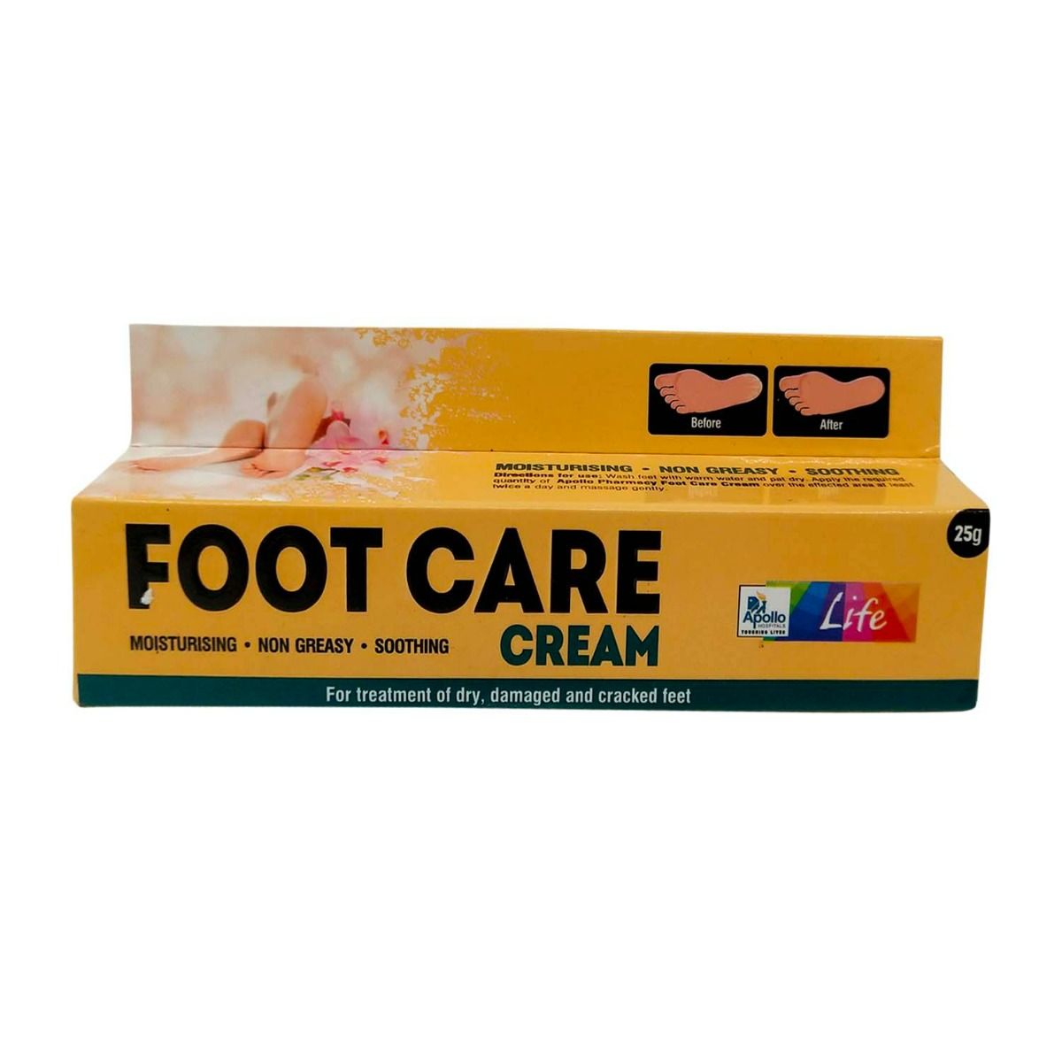 Buy Apollo Life Foot Care Cream, 25 gm Online