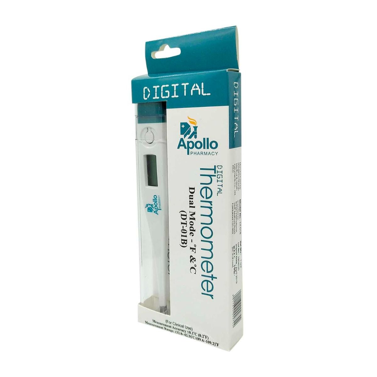 Apollo Pharmacy Digital Thermometer, 1 Count, Pack of 1 
