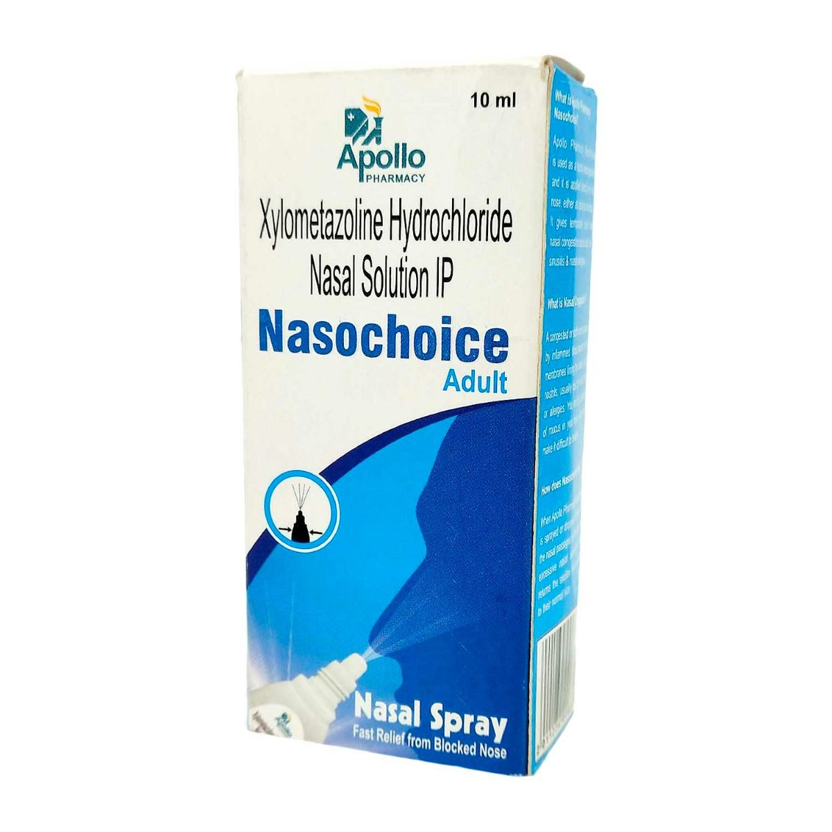 Buy Apollo Pharmacy Nasochoice Adult Nasal Spray, 10 ml Online