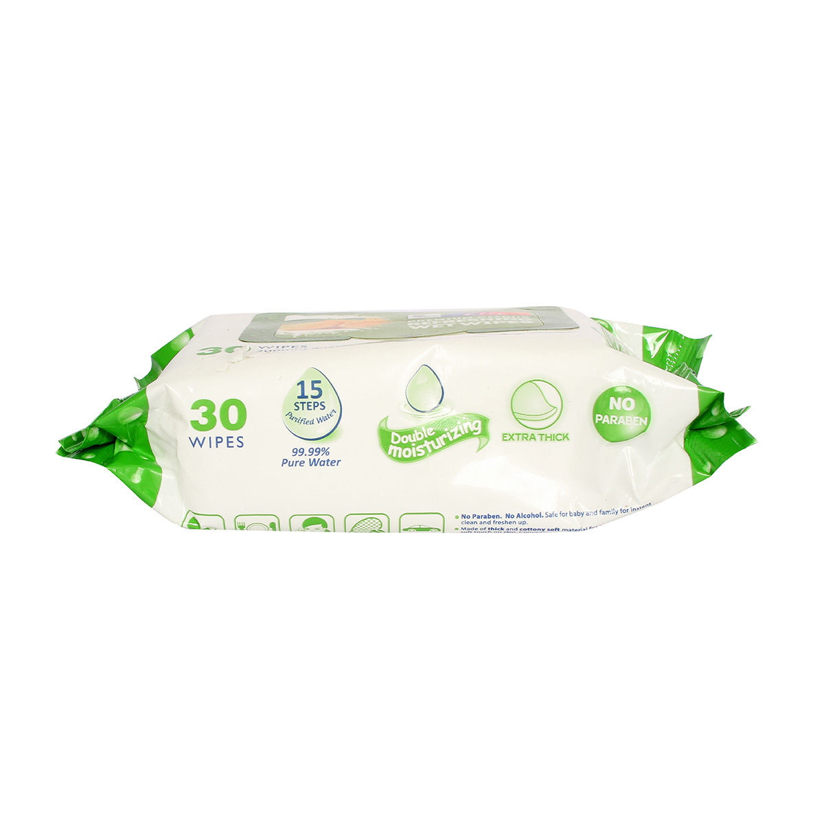 Apollo Life Premium Citrus Refreshing Wet Wipes, 90 Count (3x 30 Wipes), Pack of 3 S