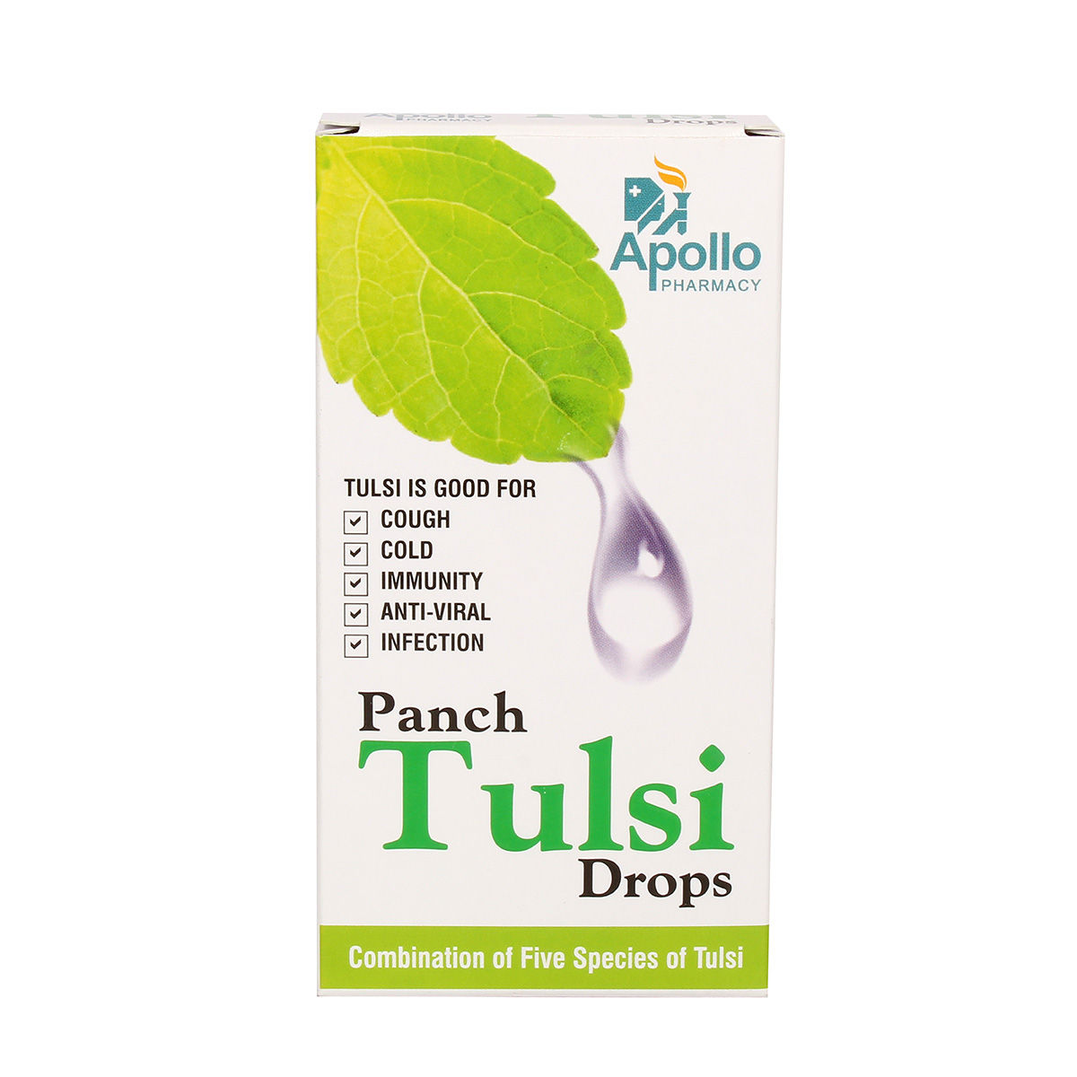 Buy Apollo Pharmacy Panch Tulsi Drops, 20 ml Online