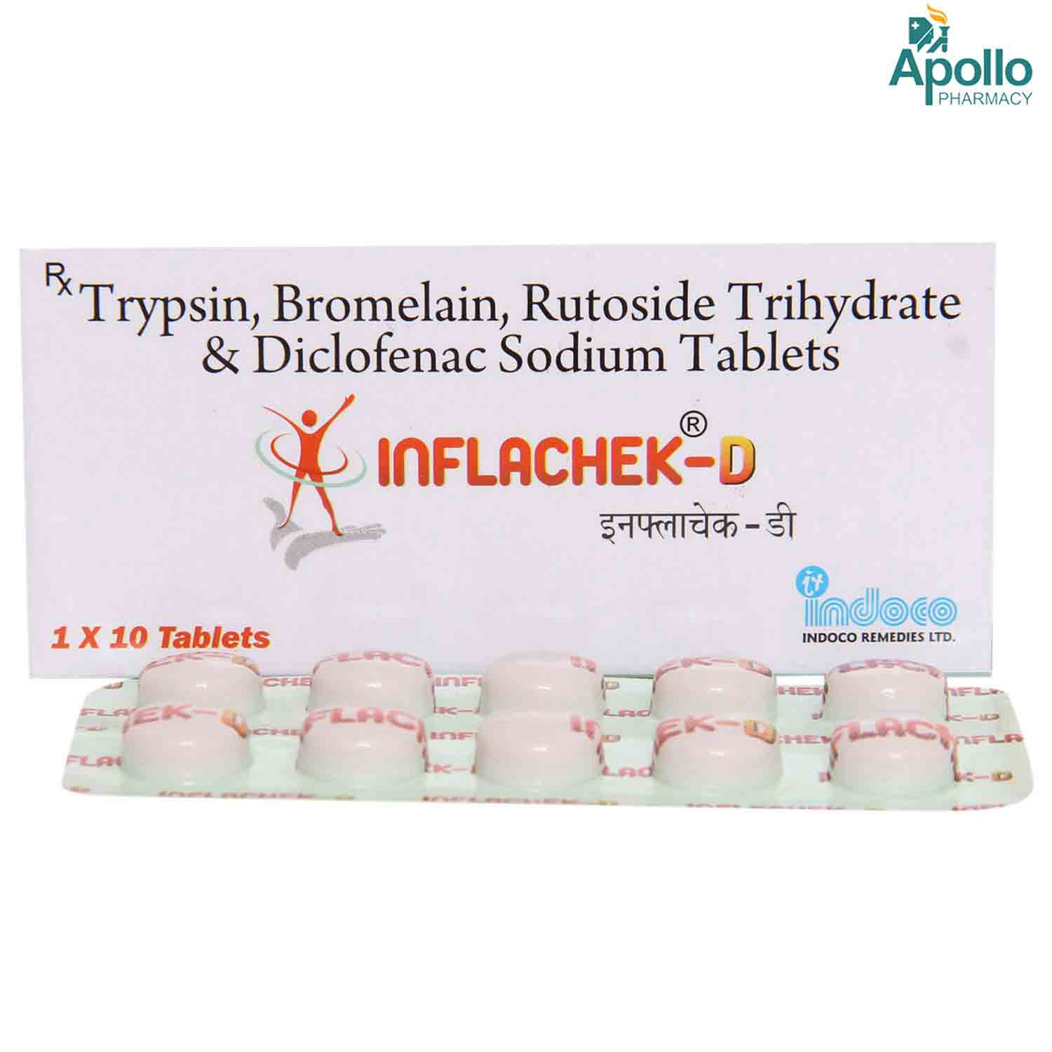 Inflachek D Tablet Price Uses Side Effects Composition Apollo Pharmacy