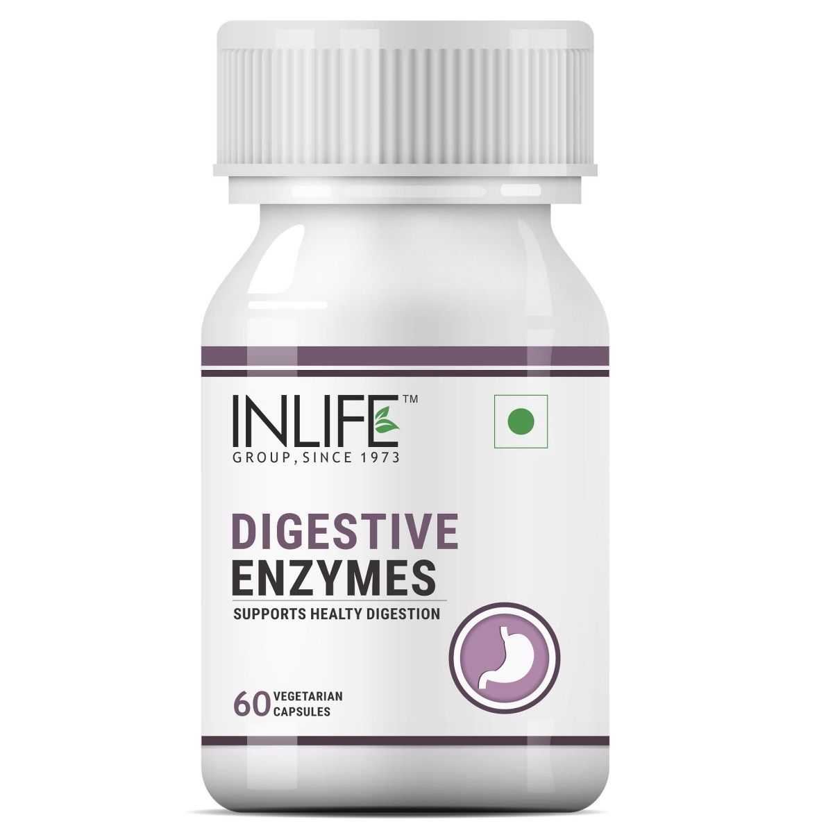 Inlife Digestive Enzymes, 60 Capsules, Pack of 1 