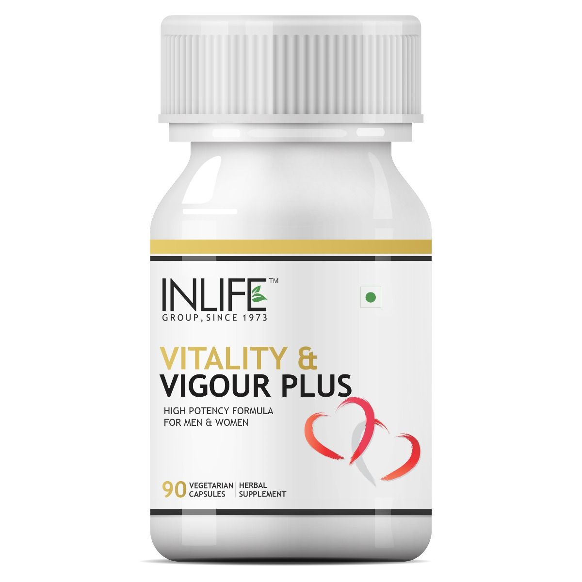 Inlife Vitality & Vigour Plus, 90 Capsules, Pack of 1 