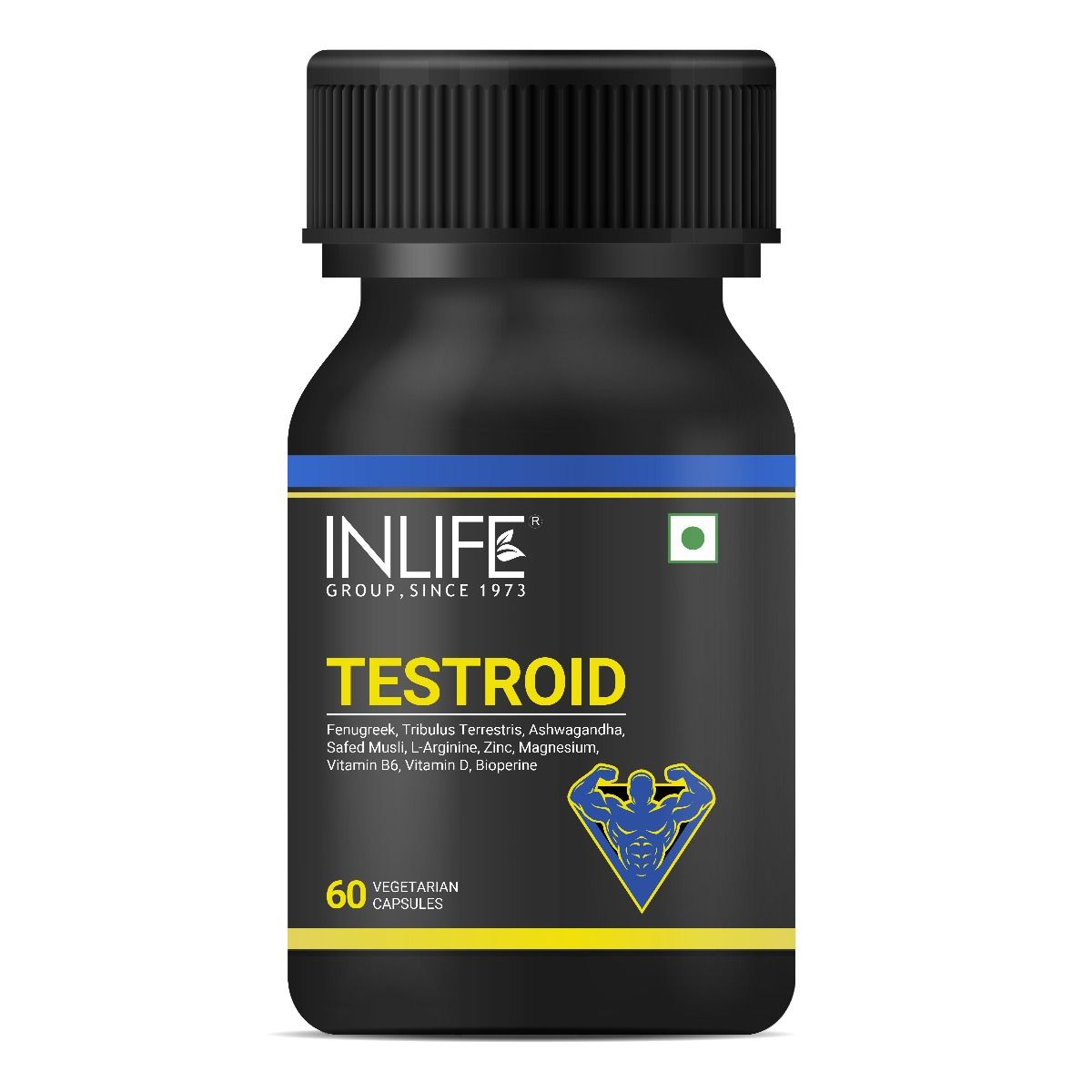 Inlife Testroid, 60 Capsules, Pack of 1 