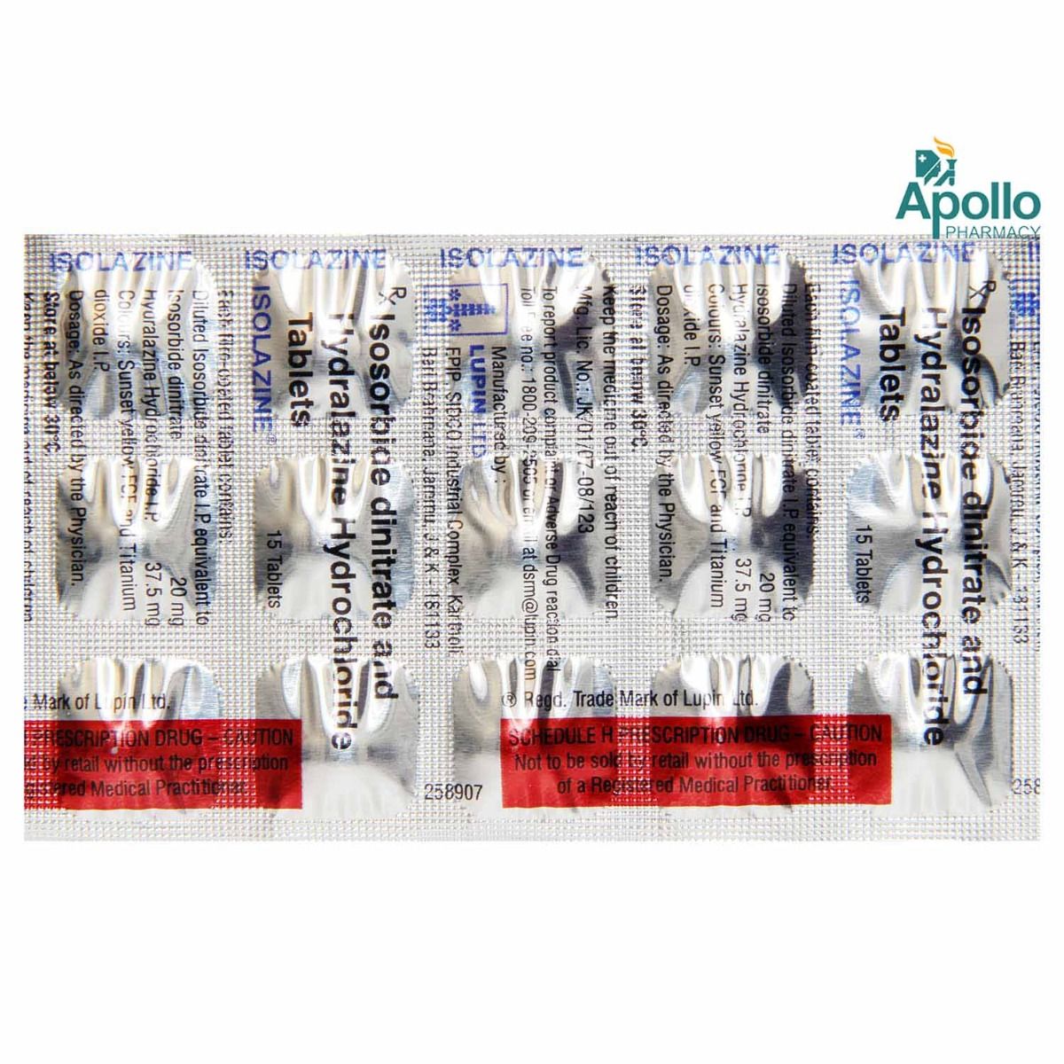 Isolazine Tablet 15's Price, Uses, Side Effects, Composition Apollo