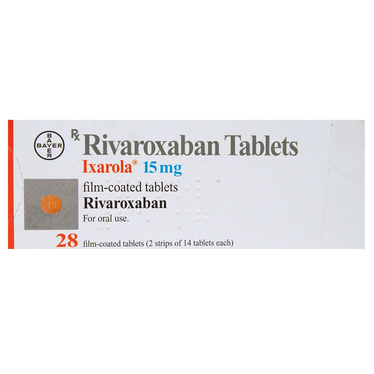 Ixarola 15 mg Tablet 14's, Pack of 14 TABLETS