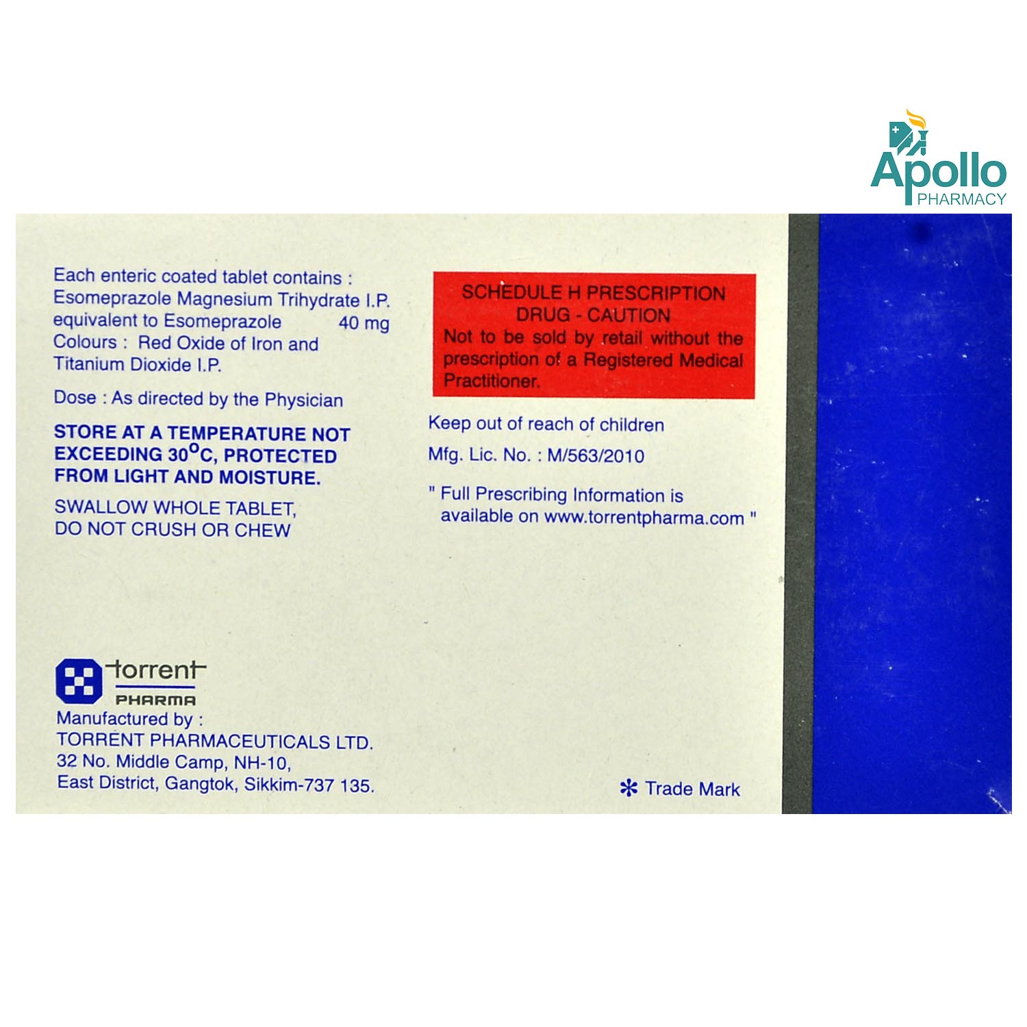 Izra 40 Tablet 15's Price, Uses, Side Effects, Composition - Apollo 