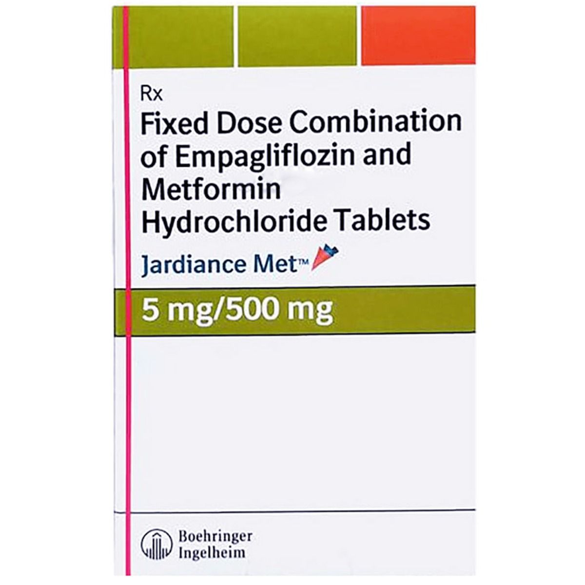 Jardiance Met 5 mg/500 mg Tablet 10's Price, Uses, Side Effects