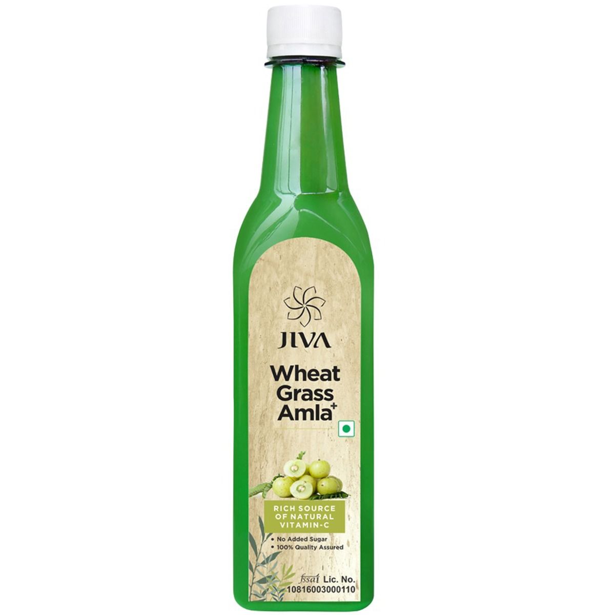 Buy Jiva Wheat Grass + Amla Juice, 500 ml Online