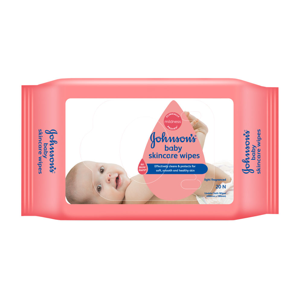 Buy Johnson's Baby Wipes, 20 Count Online