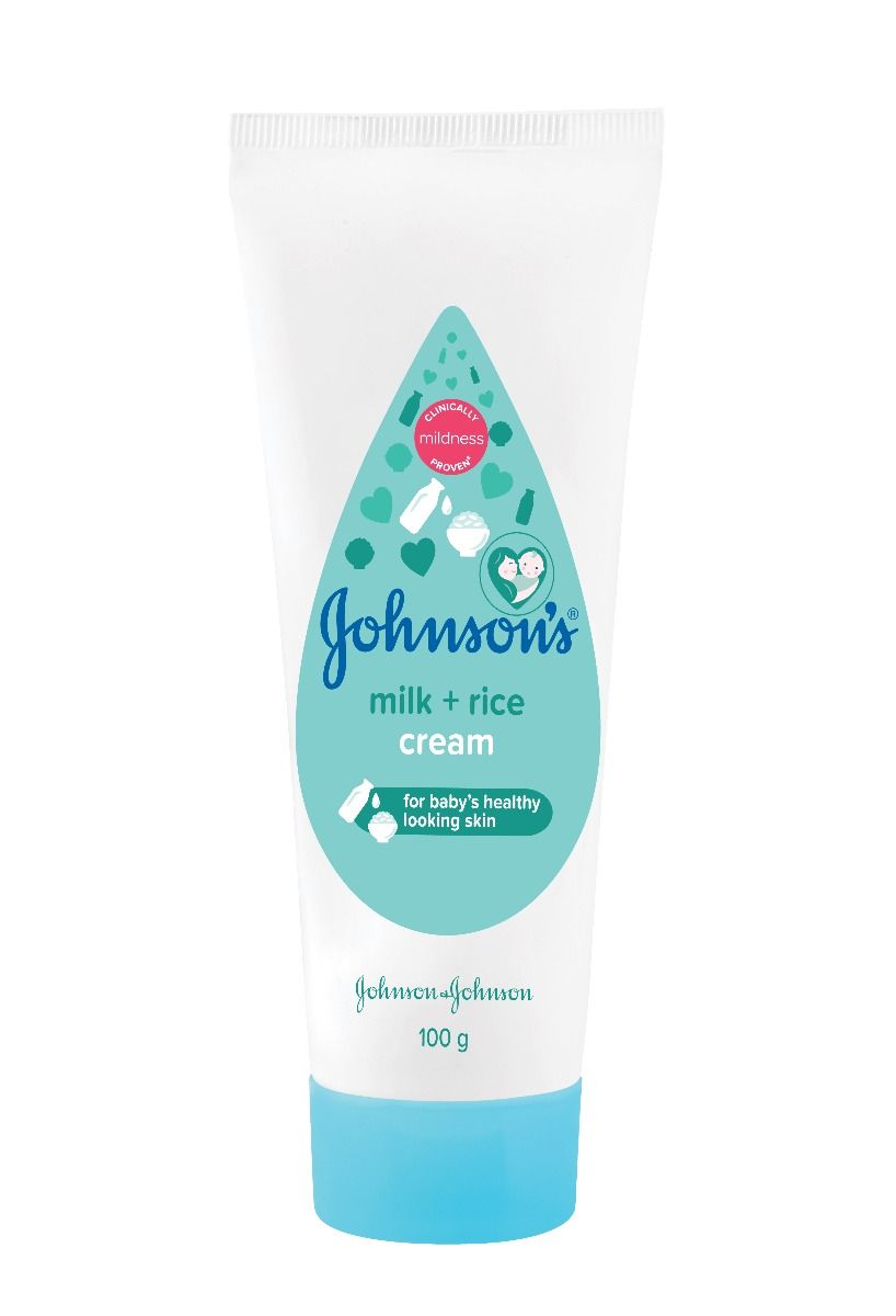 Buy Johnson's Baby Milk+Rice Cream, 100 gm Online
