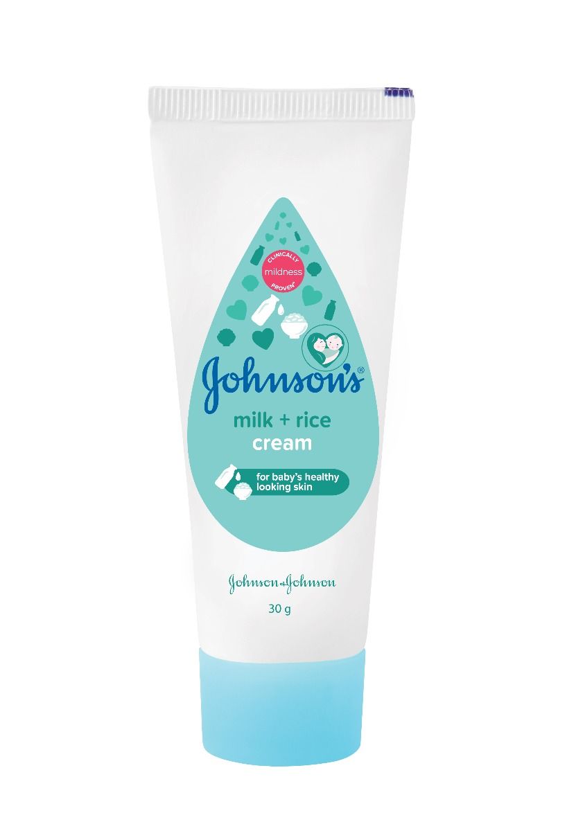Buy Johnson's Baby Milk+Rice Cream, 30 gm Online